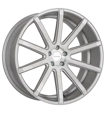 Abverkauf Corspeed Deville Silver-brushed-Surface 10.5x22 ET40 5x120 CB74.1