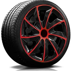 Expressversand Radkappen König Nr.02 Multi-Color Line in verschiedenen Farben und Größen 13 Zoll 14 Zoll 15 Zoll 16 Zoll - Set