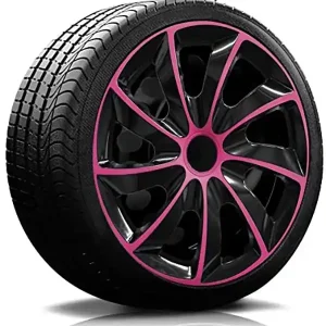 Radkappen König Nr.02 Multi-Color Line in verschiedenen Farben und Größen 13 Zoll 14 Zoll 15 Zoll 16 Zoll - Set Sale