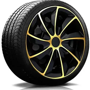 Radkappen König Nr.02 Multi-Color Line in verschiedenen Farben und Größen 13 Zoll 14 Zoll 15 Zoll 16 Zoll - Set Saisonangebot
