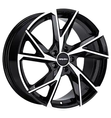 Carmani 23 Rudi black polish 8.5x19 ET40 5x112 CB66.6 Markenware