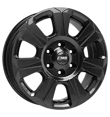 CMS C31 complete black gloss 6.5x16 ET62 6x130 CB84.1 Versand Am Gleichen Tag