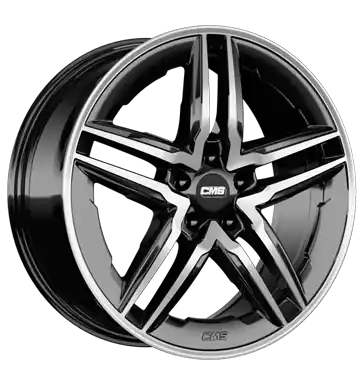 CMS C29-AERO diamond black gloss 8x19 ET61 5x112 CB66.5 Finale Aktion