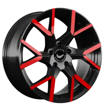 Mega-Angebot Barracuda Tzunamee Evo black gloss flashred 8x18 ET40 5x114,3 CB73.1