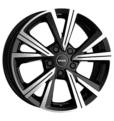 Expressversand MAK Qvarz black mirror 7x17 ET40 5x112 CB57.1