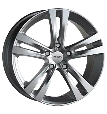 MAK Zenith light titan 6.5x15 ET40 5x108 CB72 Solange Der Vorrat Reicht