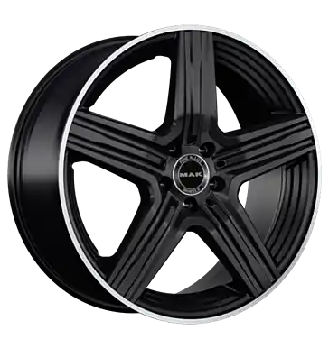 Preiswert MAK Lewis gloss black mirror ring 10x21 ET35 5x112 CB66.6
