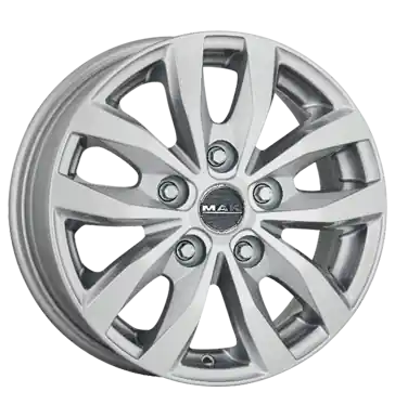 MAK Load 5 silver 6.5x15 ET55 5x118 CB71.1 Preisknaller