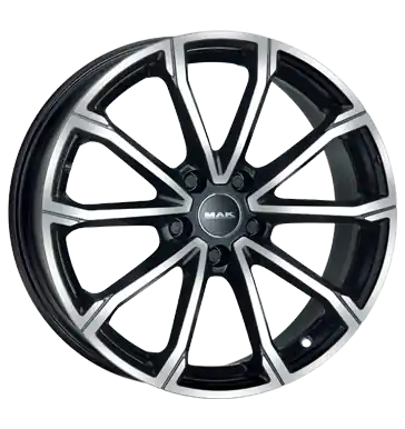 Schneller Versand MAK DaVinci black mirror 7x18 ET40 5x110 CB65.1